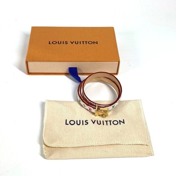 LOUIS VUITTON M8966E Takashi Murakami Bracelet-LV Signature Double bracelet - Picture 14 of 14